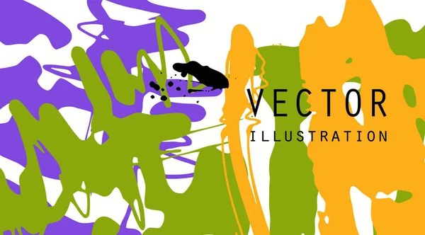 Cartes Artistiques Universelles Créatives Textures Dessinées Main Conception Pour Affiche — Image vectorielle