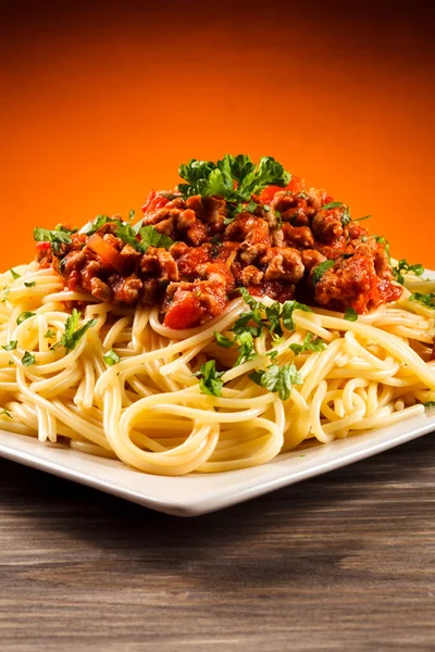 Pasta Med Tomatsås — Stockfoto