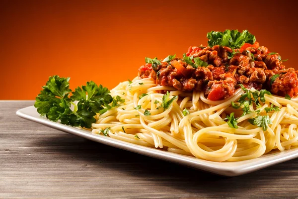 Pasta Med Tomatsås — Stockfoto