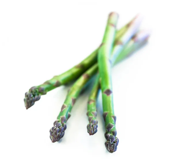 Asperges Witte Achtergrond — Stockfoto