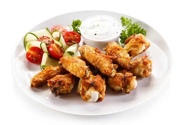 Grilled Chicken Wings Drumsticks — Stock Photo, Image