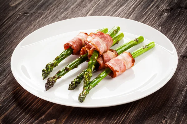 Asperges Bacon Frit — Photo