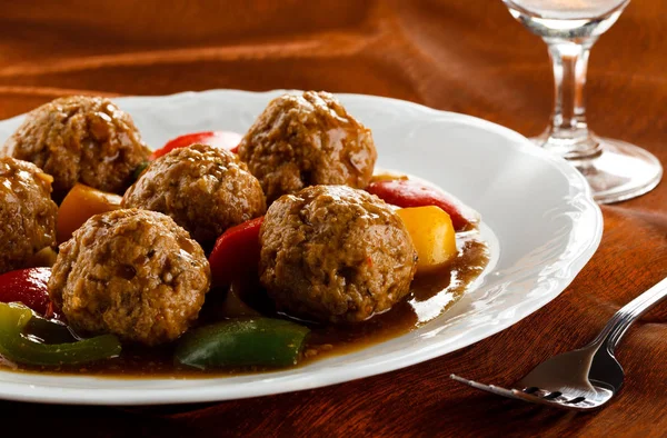 Boulettes Légumes Rôtis — Photo