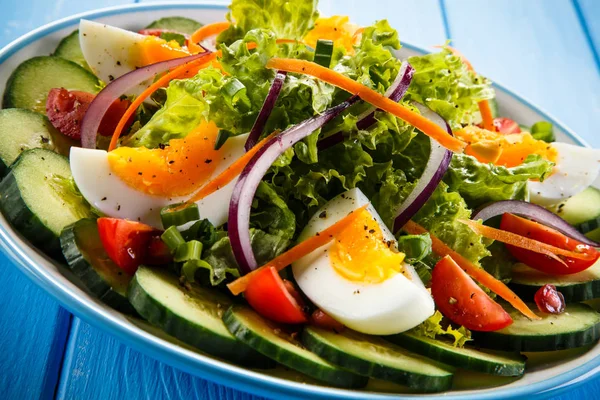 Huevos Verduras Cocidos —  Fotos de Stock