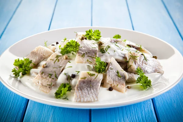 Filets Hareng Marinés Crème — Photo