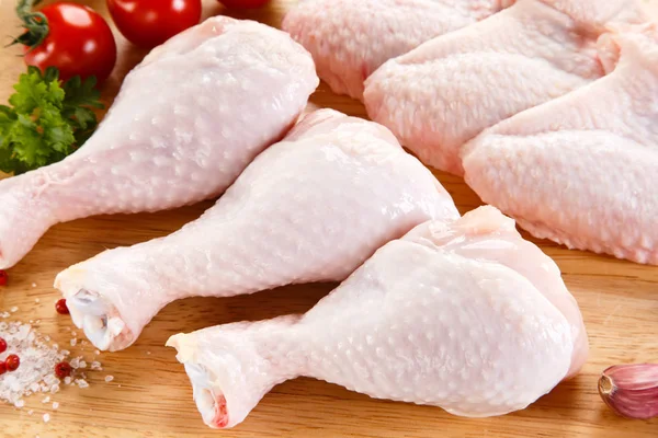 Fresh Raw Chicken Legs — Stock Photo, Image