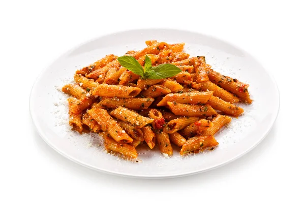 Soslu Parmesanlı Makarna — Stok fotoğraf