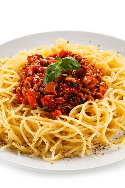 Spicy Pasta Meat — Stock Photo, Image