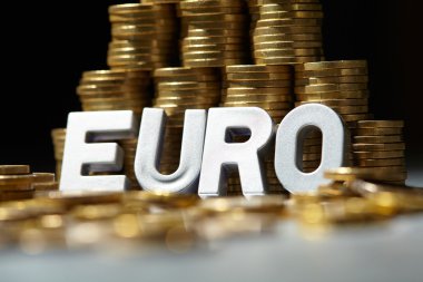 euro para yığını