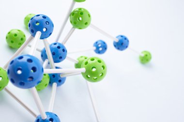 renkli moleküler yapısı