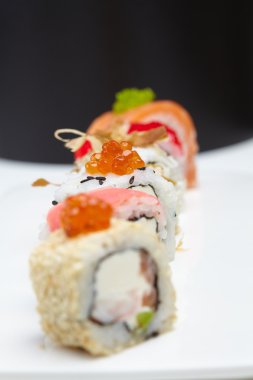 lezzetli taze sushi 