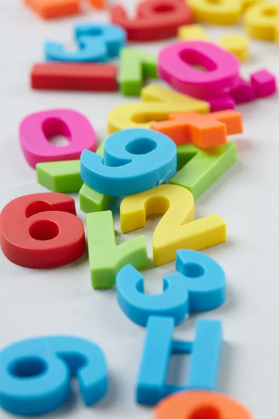 Color numbers for education — Stock Photo, Image