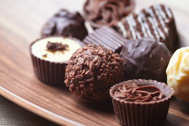 lezzetli çikolata tatlılar