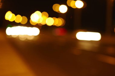 soyut şehir ışıkları