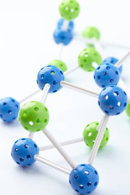 renkli moleküler yapısı