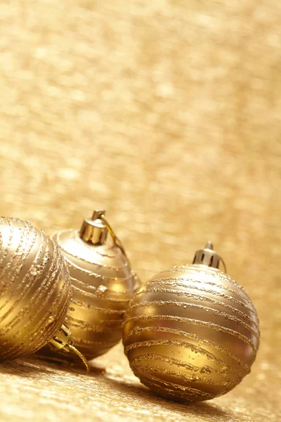 Golden Christmas decoration — Stock Photo, Image