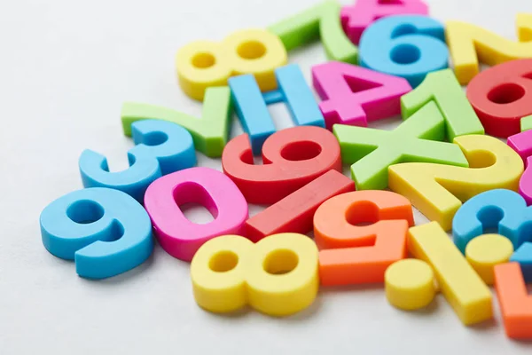 Color numbers for education — Stock Photo, Image