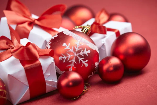 Christmas speelgoed en geschenken — Stockfoto