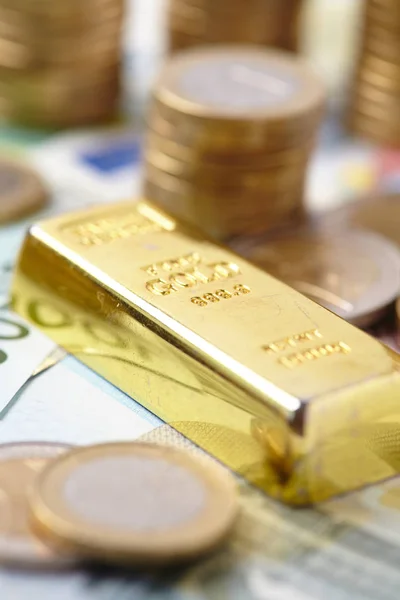 Gold bar koncept — Stockfoto