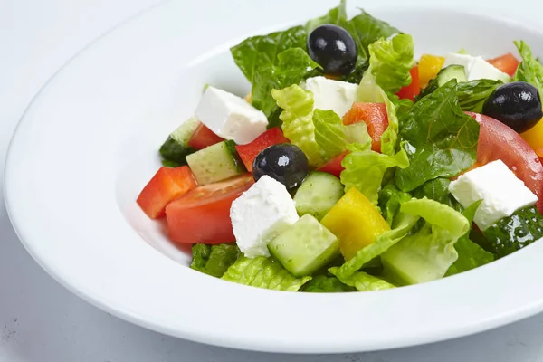 Kasede Yunan salatası — Stok fotoğraf