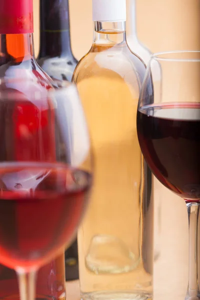 赤ワインのセット — ストック写真