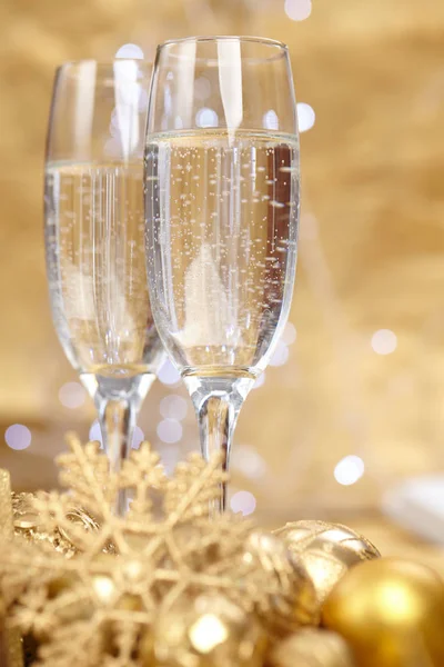 New Year champagne — Stock Photo, Image