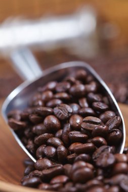 Kaşık kahve çekirdekleri 