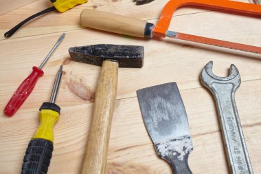 İnşaat aletleri seti