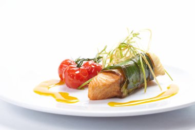 Lezzetli somon biftek