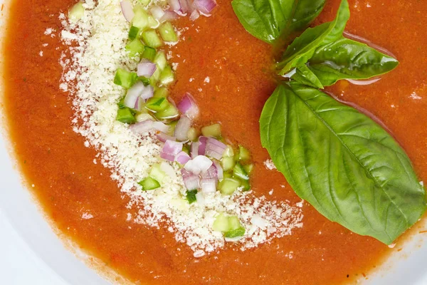 Sabrosa sopa de tomate —  Fotos de Stock