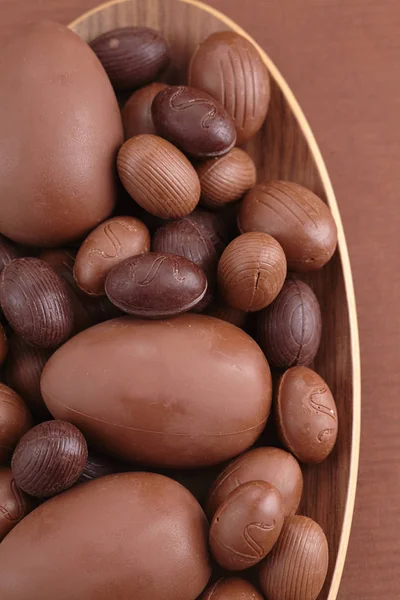 Œufs de Pâques au chocolat — Photo