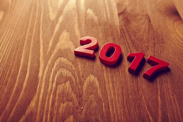 2017 New Year decor — Stock Photo, Image