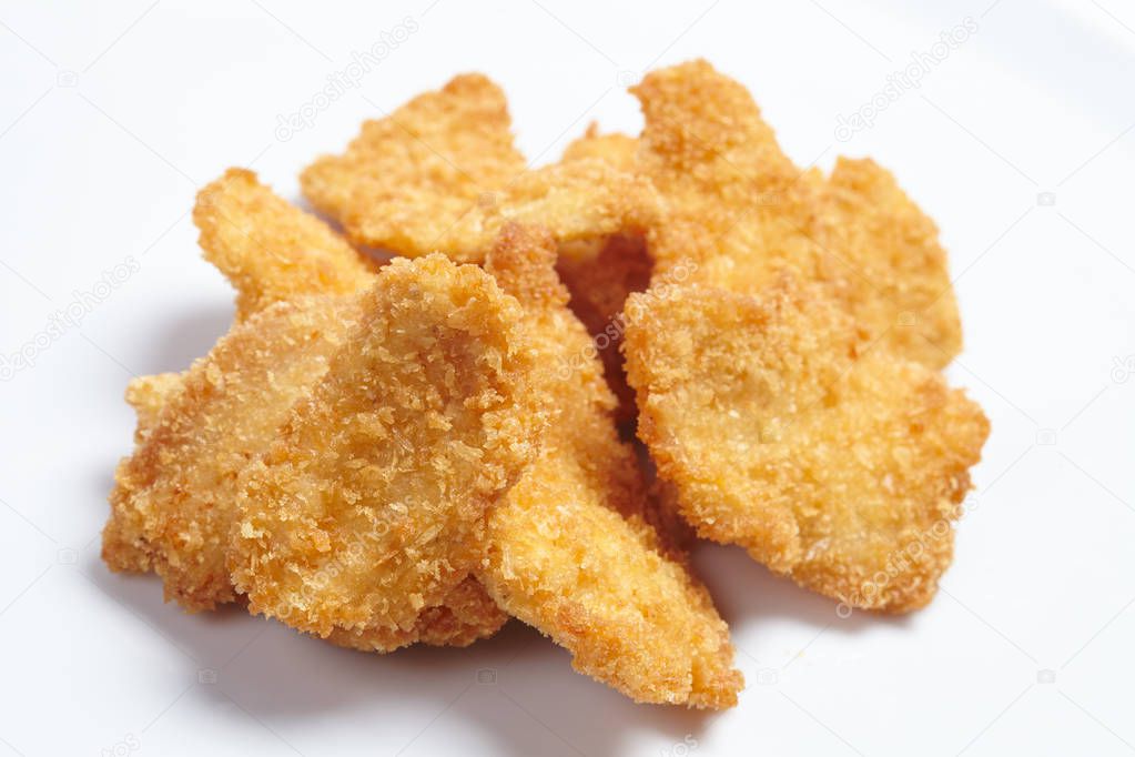 Fresh chicken nuggets