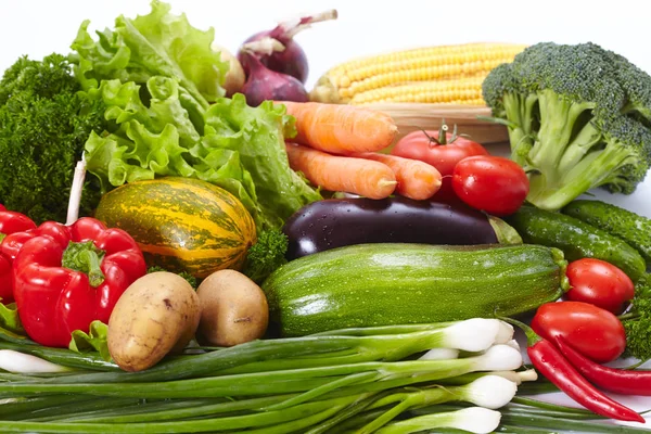 Frisches, natürliches Gemüse — Stockfoto
