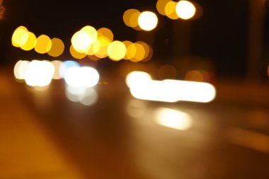 soyut şehir ışıkları