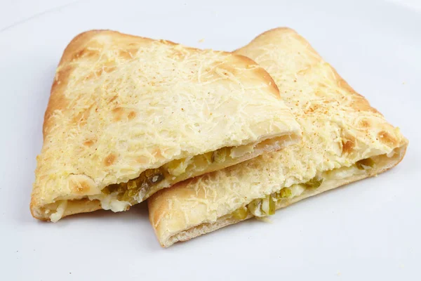 Pizza calzone świeży — Zdjęcie stockowe