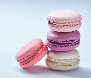 Renkli lezzetli macaroons