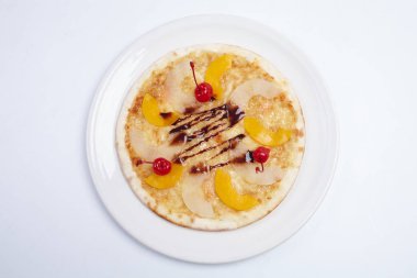 lezzetli tatlı pizza