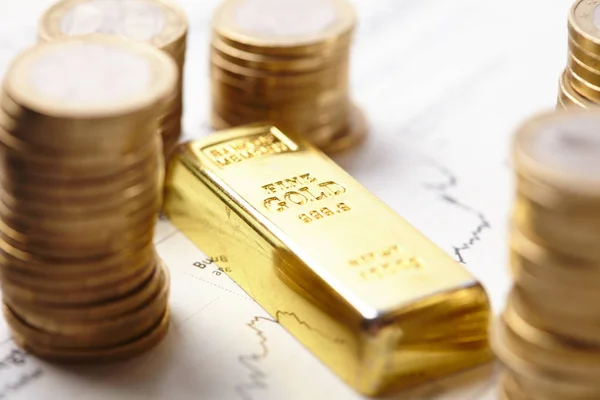 Gold bar koncept — Stockfoto