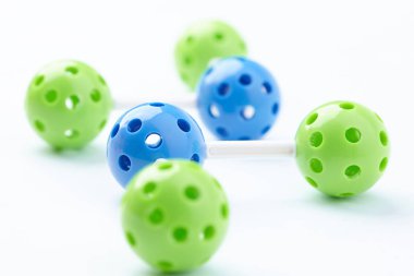 renkli moleküler yapısı