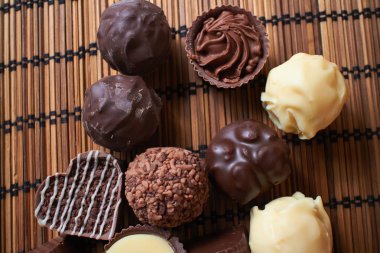 lezzetli çikolata tatlılar