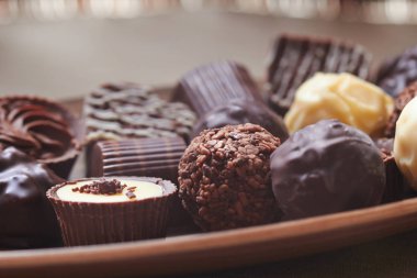 lezzetli çikolata tatlılar