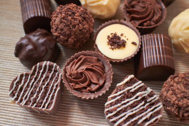 lezzetli çikolata tatlılar