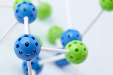 renkli moleküler yapısı