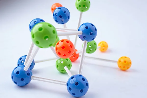 Kolorowe struktury molekularnej — Zdjęcie stockowe