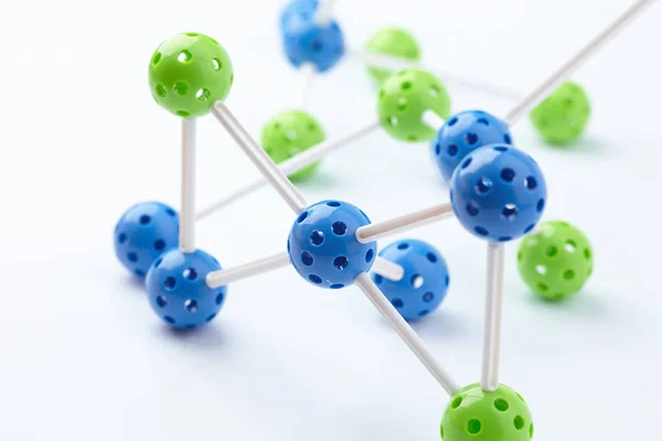 Bunte molekulare Struktur — Stockfoto