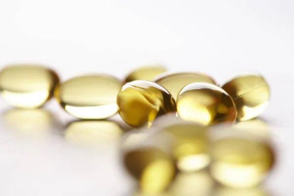 Healthy oil tablets — Stock Photo, Image
