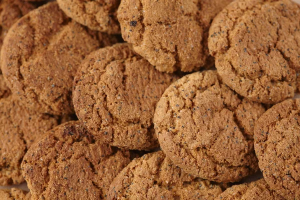 Havermout koekjes achtergrond — Stockfoto