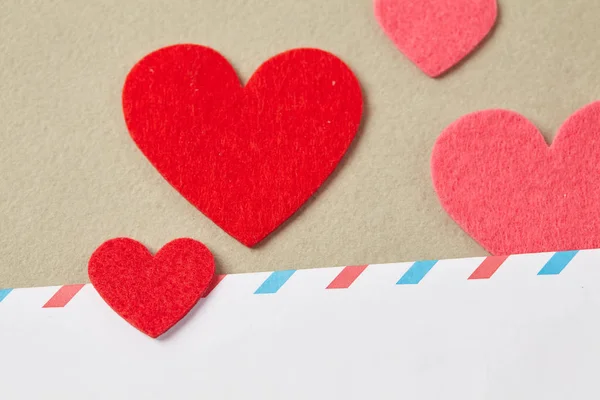 Envelopes de dia de Valentim — Fotografia de Stock