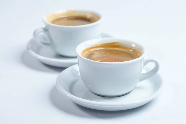 Twee koppen koffie. — Stockfoto